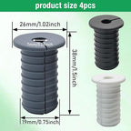 4pc Starlink Cable Grommet 3/4" Silicone Anti-Slip Wall Hole Pass Through Split - Image 7