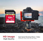 GIGASTONE 128GB SD Card 10-Pack, Camera Plus, V30 U3 SDXC Memory Card High - Image 3