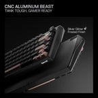 Redragon K720 Wireless CNC Gasket Gaming Keyboard w/Hype Screen & Knob - Image 6