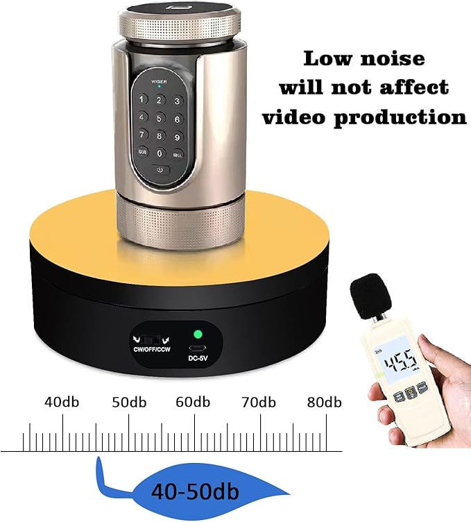 YVV Motorized Rotating Display Stand, Cup Display Turner Stand, Electric - Image 4