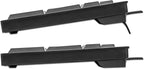 Manhattan Wired Computer Keyboard – Basic Black Keyboard - - Image 4
