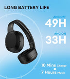 Edifier W820NB Plus Hybrid Active Noise Cancelling Headphones - Image 7