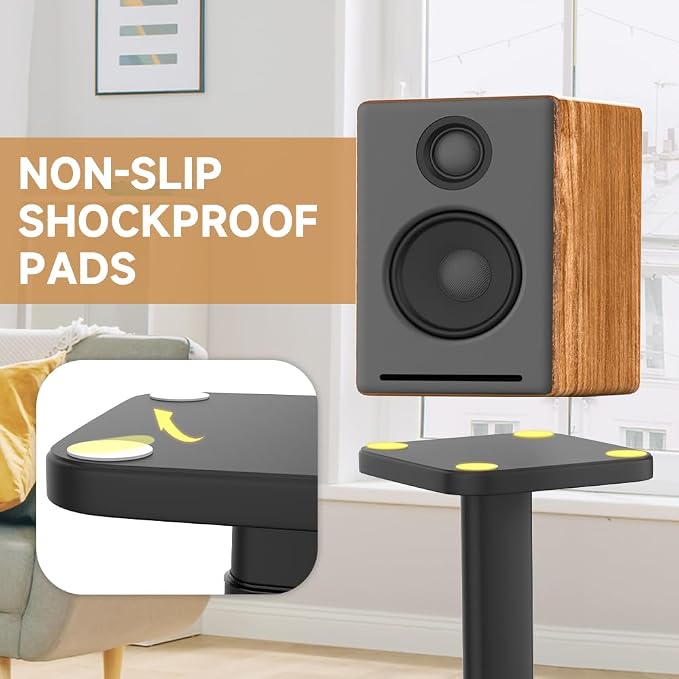 Universal Bookshelf Speaker Stands Pair - Image 4