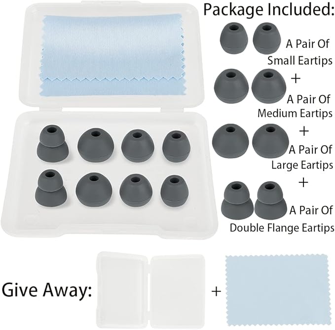 Earbud Tips Earbud Replacement Tips Replacement Earbud Tips Earbud Covers - Image 3