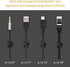 Adhesive Clips Strong Wire Holders 100 Pack Self-Adhesive Wire Clip Cable Cord - Image 4