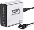 Aluminum Alloy USB C Charger GaN Fast USB C Charging Station 7 Ports 65W Laptop by MEKIOJEO