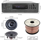 Vaiyer Home Audio System Kit, 6-Channel 6000 Watts Amplifier - Image 2