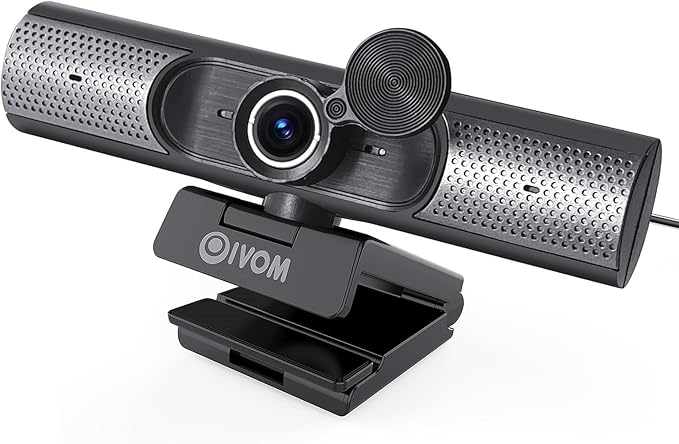 Webcam With Microphone and Speaker, 1080P Web Camera by Oivom