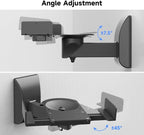 suptek Large Dual Side Clamping Bookshelf Speaker Wall Mounting Bracket - Image 5