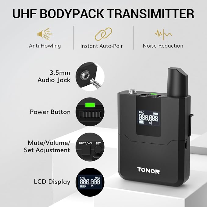 TONOR Wireless Microphones System - Image 3
