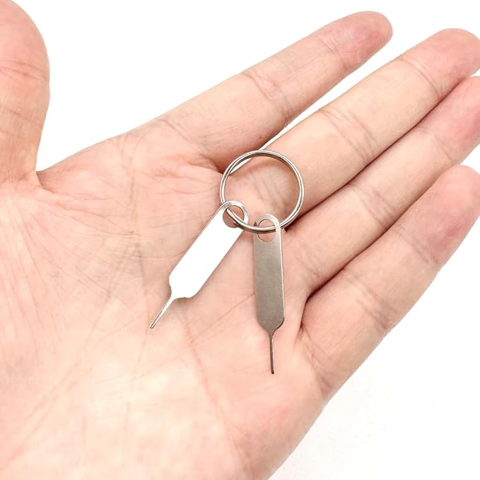 2 Pcs Universal Sim Card Tray Removal Key Tray Eject Pins, SD Removal Opening - Image 4