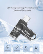 128GB 2-Pack USB C Flash Drive, Dual Drive USB 3.0 and Type C Thumb Drive Up to - Image 6