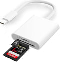 USB C to SD Card Reader, 2-in-1 Type C to SD & TF Memory Card Reader Adapter by Groodo