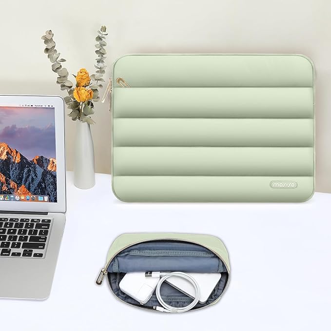 MOSISO 15-15.6 inch Laptop Case, 16 inch Puffy Laptop Sleeve Compatible - Image 8
