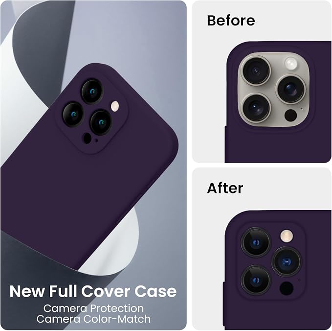 FireNova Designed for iPhone 15 Pro Case, Silicone Upgraded Phone Case with - Image 3