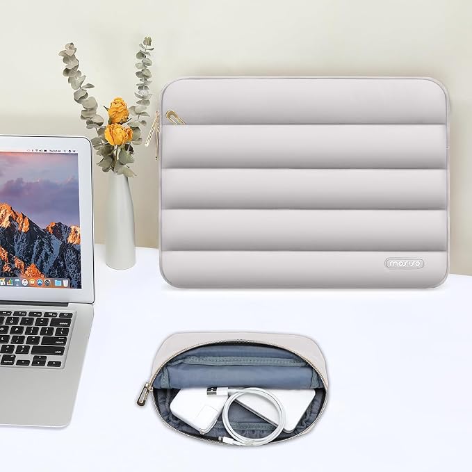 MOSISO 15-15.6 inch Laptop Case, 16 inch Puffy Laptop Sleeve Compatible - Image 5
