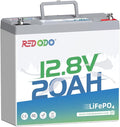 Redodo 12V 20Ah LiFePO4 Battery, 4000+ Deep Cycles Lithium Battery by PrimeDayRedodoSaveup55