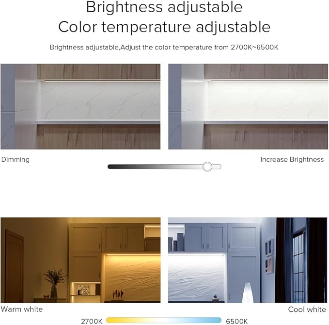 BTF-LIGHTING C02W CCT PWM 3PIN Color Temperature LED Strip Dual White 2.4GHz - Image 6