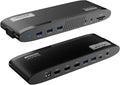 WAVLINK DisplayLink Docking Station 3 Monitors, USB-C Laptop Dock Dual 2K + 4K by WAVLINK%C2%AE