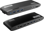 WAVLINK DisplayLink Docking Station 3 Monitors, USB-C Laptop Dock Dual 2K + 4K by WAVLINK%C2%AE