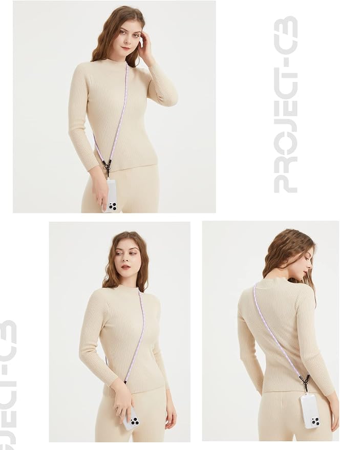project-cb Phone Lanyard×1, Phone Tether Tab×2, Crossbody Cell Phone Lanyard - Image 6