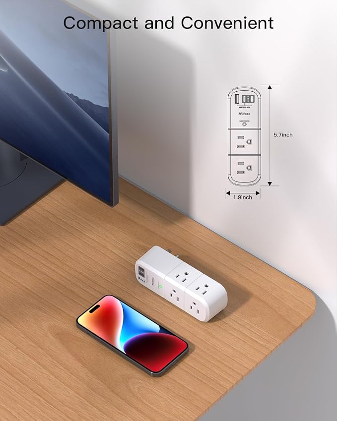 PD30W USB Outlet Extender Surge Protector - - Image 5