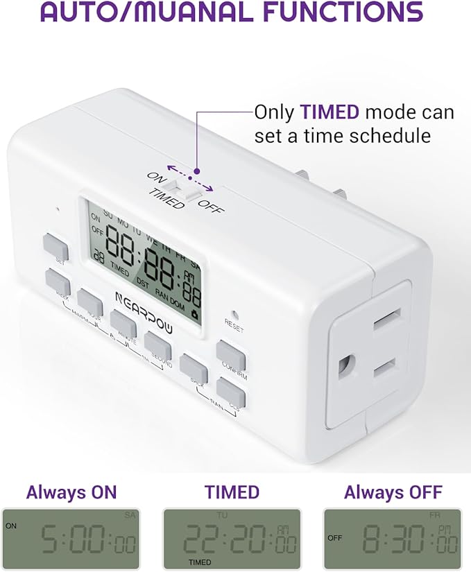 NEARPOW Digital Timer For Lamp - Image 5