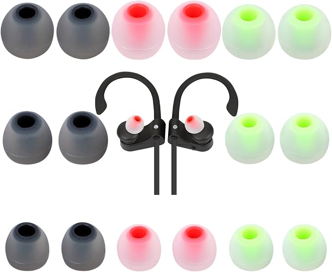 Earbud Tips Ear Bud Tips Soft Anti Slip Washable and Reusable Silicone by Unknown