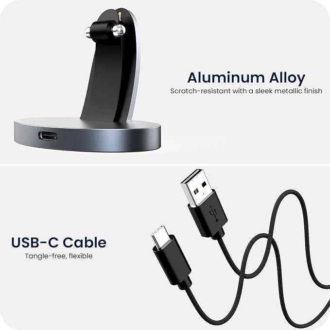 Charging Dock Compatible with R.ay-B.an Me ta Smart AI Glasses, Portable - Image 5