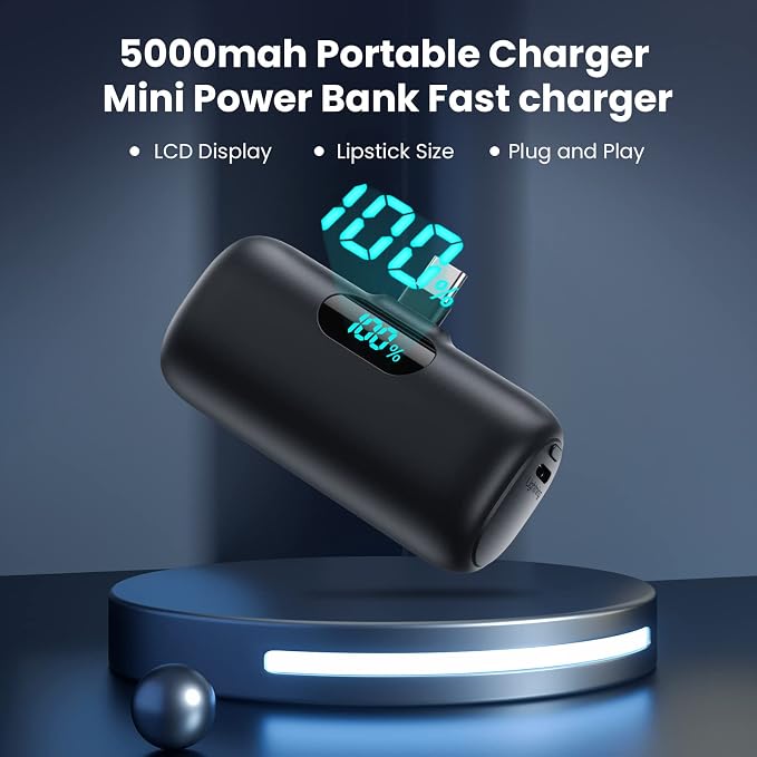 Samll Portable Charger for iPhone 16/15 Series, 5000mAh 3A PD USB C Power Bank - Image 6
