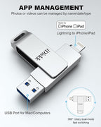 App-le Mfi Certified 128GB iDiskk iPhone Flash Drive, - Image 8