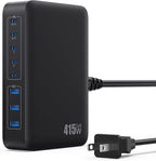 USB C Charger 415W USB C Charger Block, 8-Ports GaN IV Fast Charging Station Hub by Kioson
