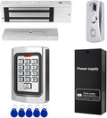 Door Access Control System 1200lb Electric Magnetic Door Lock Kit Waterproof by YUHANUS