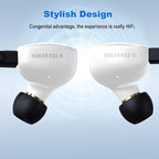 YINYOO KBEAR KS1 in Ear Monitor Bass Earbuds Wired Earbuds, Vocals Forwards - Image 4