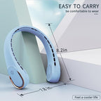 Neck Fan, Bladeless Neck Fan, USB Rechargeable Personal Fan, 4000 mAh Battery - Image 6