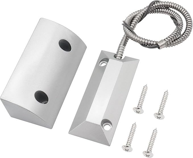 Magnetic Reed Switch Wired Surface Mount Normally Closed NC Contact Sensor by FOCMKEAS