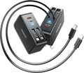 SUPERONE Retractable iPhone charger, 4-Port USB C Charger Block, iPhone by SUPERONE