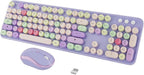 Wireless Typewriter Keyboard and Mouse by Kootop