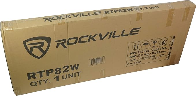 Rockville RTP82W 8 ft Adjustable Totem Light Stand, Carry Bags, 35mm Speaker - Image 9