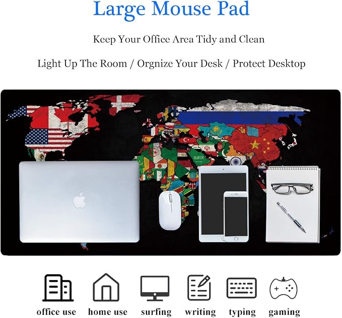 RTGGSEL 31.5x11.8 Inch Non-Slip Long Extended Large Gaming Mouse Pad - Image 7