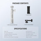 NEEWER Basics Mini Desk Selfie Stick Tripod Compatible - Image 8