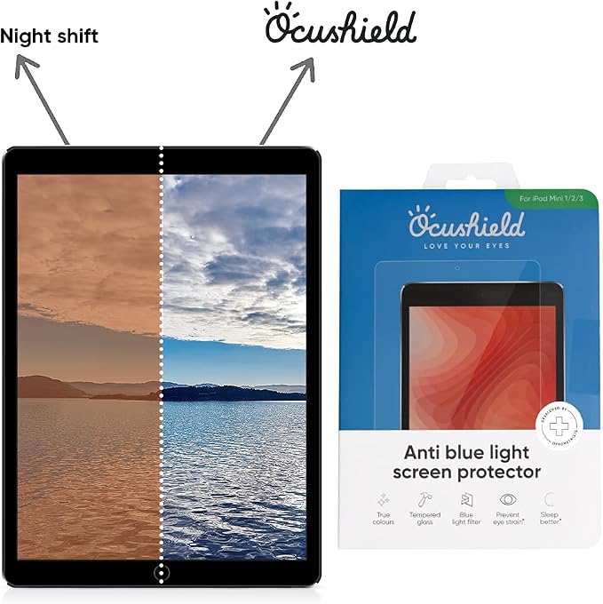 Ocushield Anti Blue Light Tempered Glass Screen Protector - Image 7