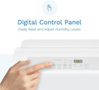 hOmeLabs 1, 500 Sq. Ft White Dehumidifier - Image 3