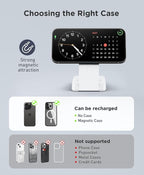 3 in 1 Magnetic Wireless for iPhone Charging Station: Foldable Portable Charger - Image 2