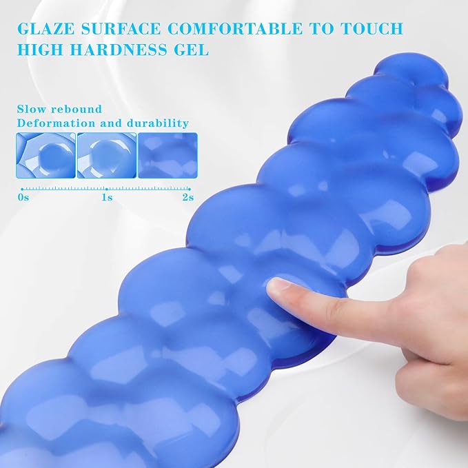 Gel Cloud Keyboard and Mouse Wrist Rest, Cute Wrist Support and Arm Support Rest - Image 4