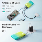INIU PawGo Portable Charger, 45W PD 10000mAh Fast Charging Slim Power Bank - Image 6