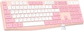 Lovaky Wireless Keyboard, 2.4G Ergonomic Wireless Computer Keyboard, Enlarged by LovakyOfficeExpert
