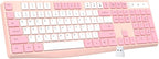 Lovaky Wireless Keyboard, 2.4G Ergonomic Wireless Computer Keyboard, Enlarged by LovakyOfficeExpert