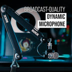 RØDE PodMic Cardioid Dynamic Broadcast Microphone — XLR Output, Requires Audio - Image 2