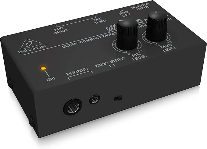 Behringer MICROMON MA400 Ultra-Compact Monitor Headphone Amplifier - Image 6
